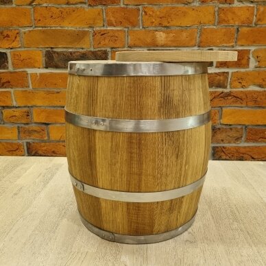 30 litres food fermenting oak barrel 1