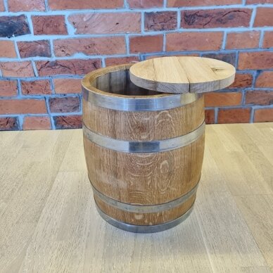15 litres food fermenting oak barrel 1