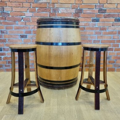 Bar table with chairs